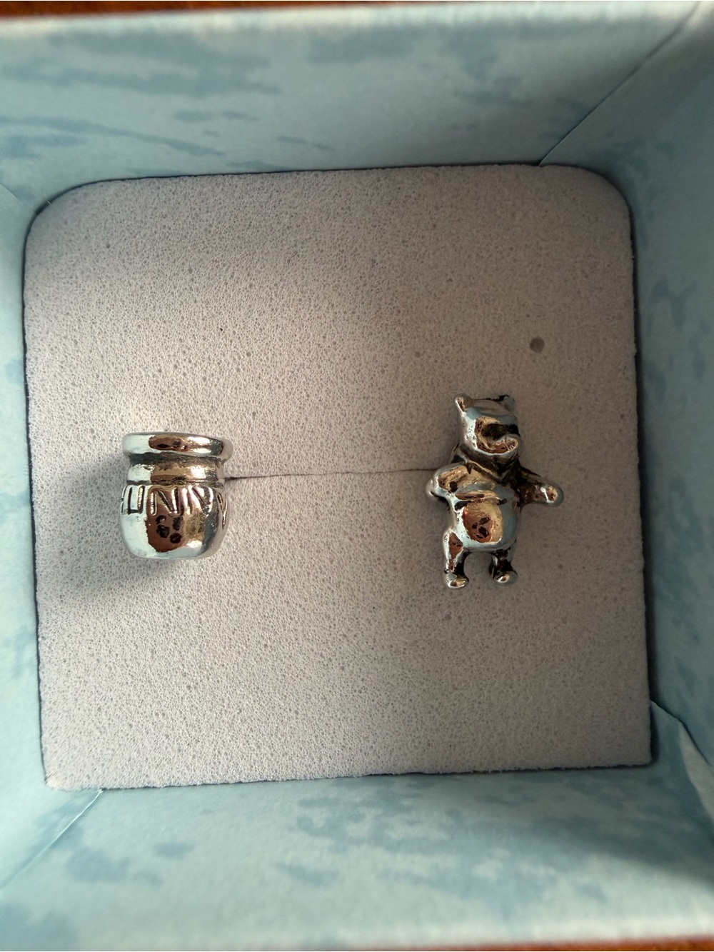 Disney Silver Winnie the Pooh stud earrings